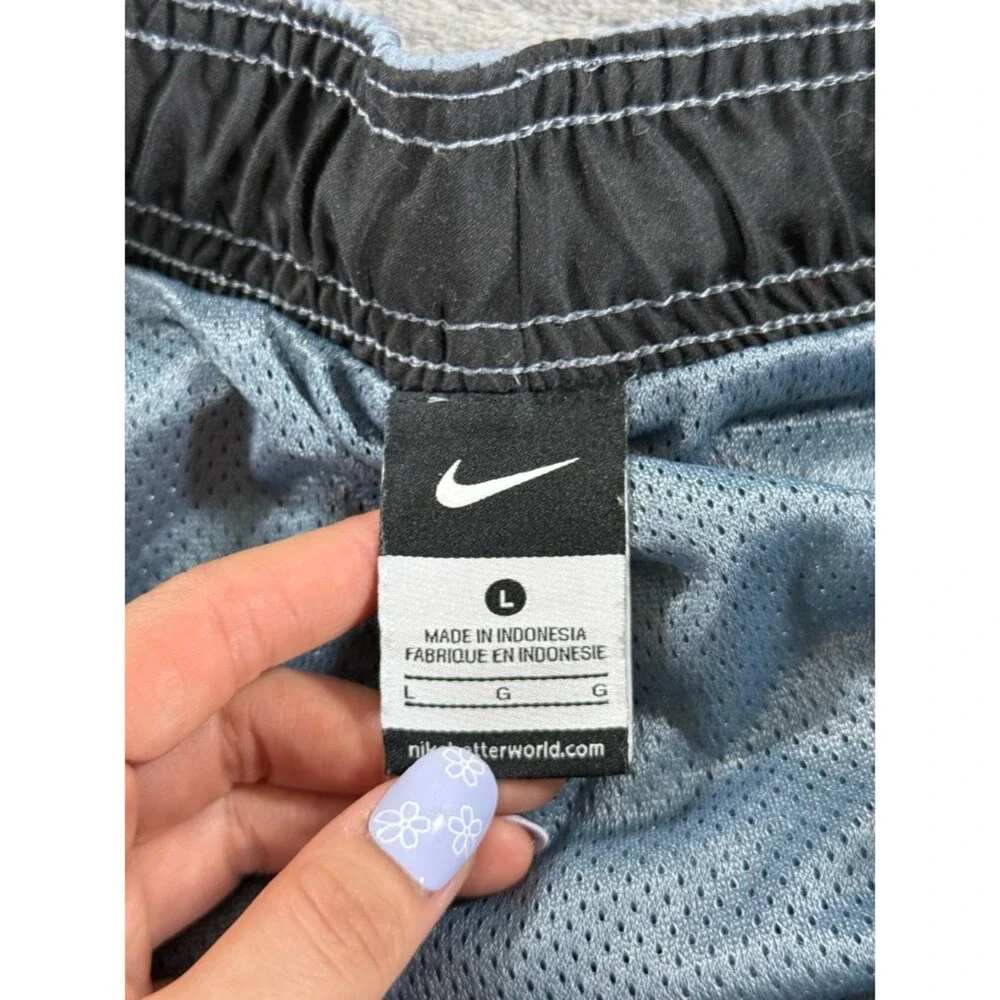 Nike Men’s Volley Swim Shorts 10.5” Mesh‎ Lined Large Graphite Grey Highlighter